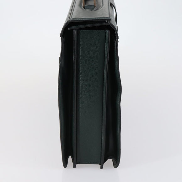 LOUIS VUITTON Taiga Pilot Case Ural Business Bag Epicea M30024 LV Auth bs31099