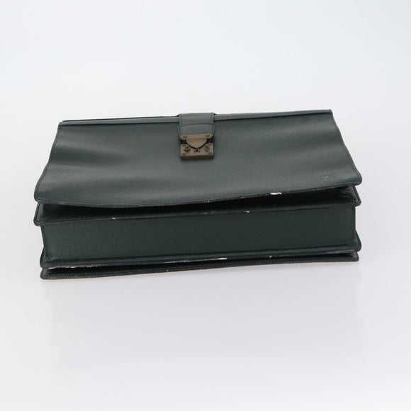 LOUIS VUITTON Taiga Pilot Case Ural Business Tasche Epicea M30024 LV Auth bs31099