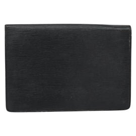LOUIS VUITTON Epi Serie Dragonne Clutch Bag Black Noir M52612 LV Auth bs31101 - 0