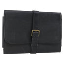 LOUIS VUITTON Epi Trousse Priant Clutch Bag Black M48372 LV Auth bs31102-1