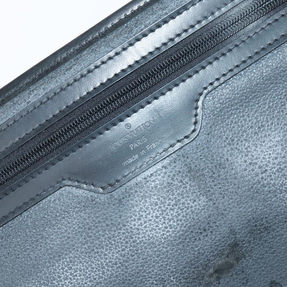 LOUIS VUITTON Epi Trousse Priant Clutch Bag Black M48372 LV Auth bs31102