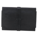 LOUIS VUITTON Epi Trousse Priant Clutch Bag Black M48372 LV Auth bs31102-2