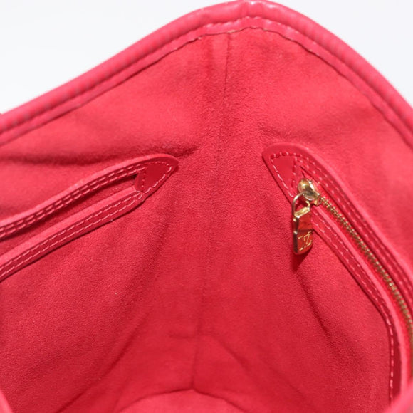 LOUIS VUITTON Epi Bucket PM Shoulder Bag Red M5899E LV Auth bs31103