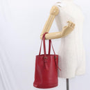 LOUIS VUITTON Epi Bucket PM Shoulder Bag Red M5899E LV Auth bs31103-22