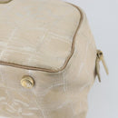 CHANEL New Travel Line Shoulder Bag Nylon Pink Gold CC Auth bs31107-16