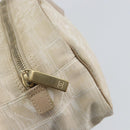 CHANEL New Travel Line Shoulder Bag Nylon Pink Gold CC Auth bs31107-17