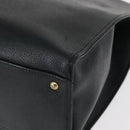 CHANEL Chain Hand Bag Caviar Skin Green Gold CC Auth bs31109-14