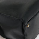 CHANEL Chain Hand Bag Caviar Skin Green Gold CC Auth bs31109-15