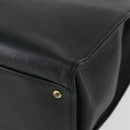 CHANEL Chain Hand Bag Caviar Skin Green Gold CC Auth bs31109-16