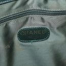 CHANEL Chain Hand Bag Caviar Skin Green Gold CC Auth bs31109-18