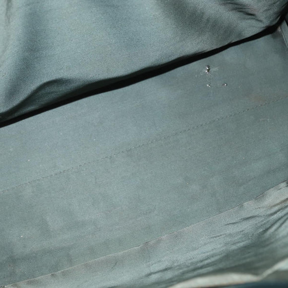 CHANEL Chain Hand Bag Caviar Skin Green Gold CC Auth bs31109