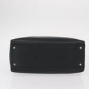 CHANEL Chain Hand Bag Caviar Skin Green Gold CC Auth bs31109-5