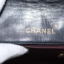 CHANEL Matelasse 17 Chain Shoulder Bag Lamb Skin Black Gold CC Auth bs31113-18