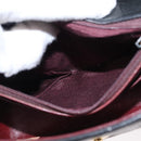 CHANEL Matelasse 17 Chain Shoulder Bag Lamb Skin Black Gold CC Auth bs31113-23