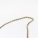 CHANEL Matelasse 17 Chain Shoulder Bag Lamb Skin Black Gold CC Auth bs31113-8