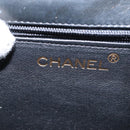 CHANEL Matelasse Chain Shoulder Bag Enamel Black Gold CC Auth bs31115-16