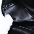 CHANEL Matelasse Chain Shoulder Bag Enamel Black Gold CC Auth bs31115-21