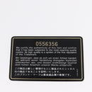 CHANEL Matelasse Chain Shoulder Bag Enamel Black Gold CC Auth bs31115-23