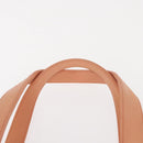 CHANEL Choco Bar Hand Bag Lamb Skin Beige CC Auth bs31118-8