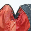 CHANEL New Travel Line Hand Bag Nylon Black Silver CC Auth bs31119-19