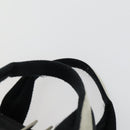 CHANEL New Travel Line Hand Bag Nylon Black Silver CC Auth bs31119-8