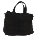 CHANEL Tote Bag Mouton Black CC Auth bs31120-1
