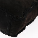 CHANEL Tote Bag Mouton Black CC Auth bs31120-11