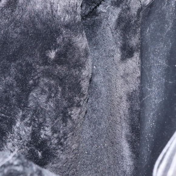 CHANEL Tote Bag Mouton Black CC Auth bs31120