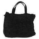 CHANEL Tote Bag Mouton Black CC Auth bs31120-2