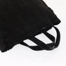 CHANEL Tote Bag Mouton Black CC Auth bs31120-6