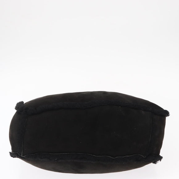 CHANEL Tote Bag Mouton Black CC Auth bs31120