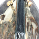 CHANEL Tote Bag Vinyl Black Gold CC Auth bs31121-18