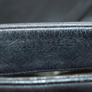 CHANEL Tote Bag Vinyl Black Gold CC Auth bs31121-12