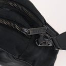 CHANEL New Wave Hand Bag Nylon 2way Black Silver CC Auth bs31122-16