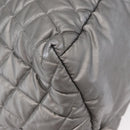 CHANEL Cococoon Tote Bag Nylon Gray Silver CC Auth bs31124-9