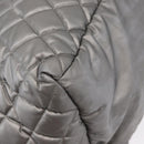 CHANEL Cococoon Tote Bag Nylon Gray Silver CC Auth bs31124-15