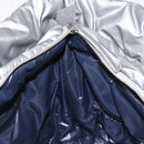 CHANEL Cococoon Tote Bag Nylon Gray Silver CC Auth bs31124-20