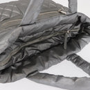 CHANEL Cococoon Tote Bag Nylon Gray Silver CC Auth bs31124-6