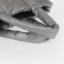 CHANEL Cococoon Tote Bag Nylon Gray Silver CC Auth bs31124-7