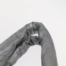 CHANEL Cococoon Tote Bag Nylon Gray Silver CC Auth bs31124-8