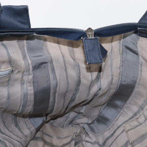 CHANEL Tote Bag Denim Blue CC Auth bs31125