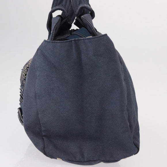 CHANEL Tragetasche Denim Blau CC Auth bs31125
