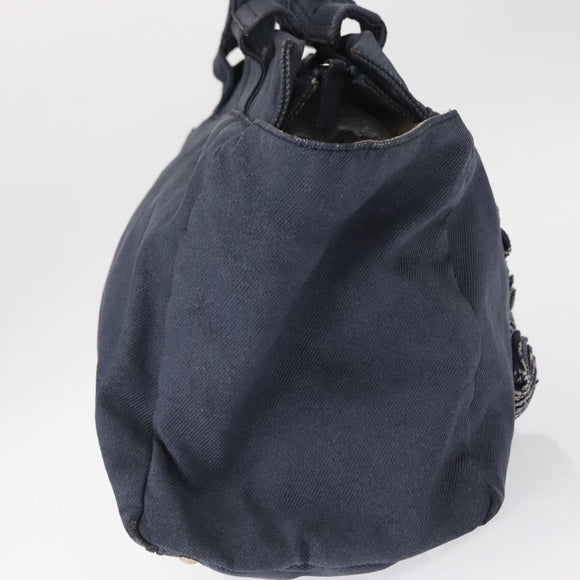 CHANEL Tragetasche Denim Blau CC Auth bs31125