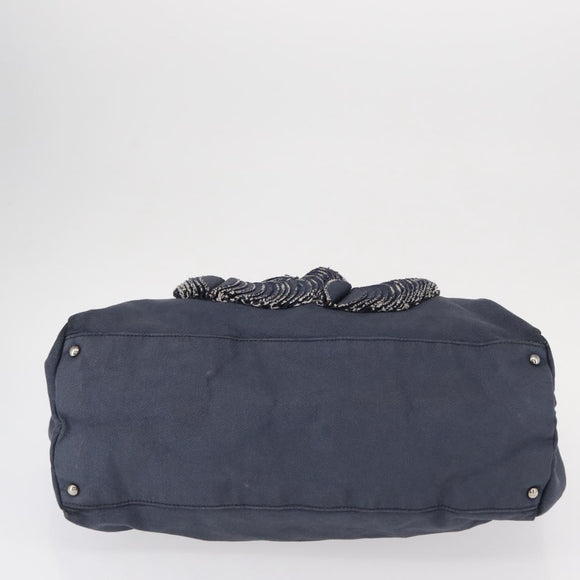 CHANEL Tragetasche Denim Blau CC Auth bs31125