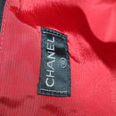 CHANEL Travel Line Boston Bag Nylon Black CC Auth bs31126-21