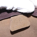 GUCCI GG Plus Supreme Clutch Bag PVC Beige Gold Auth bs31127-14