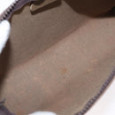 GUCCI GG Plus Supreme Clutch Bag PVC Beige Gold Auth bs31127-15