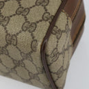 GUCCI GG Supreme Clutch Bag PVC Leather Beige Gold 014 58 6086 Auth bs31128-10