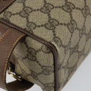 GUCCI GG Supreme Clutch Bag PVC Leather Beige Gold 014 58 6086 Auth bs31128-11