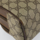 GUCCI GG Supreme Clutch Bag PVC Leather Beige Gold 014 58 6086 Auth bs31128-13